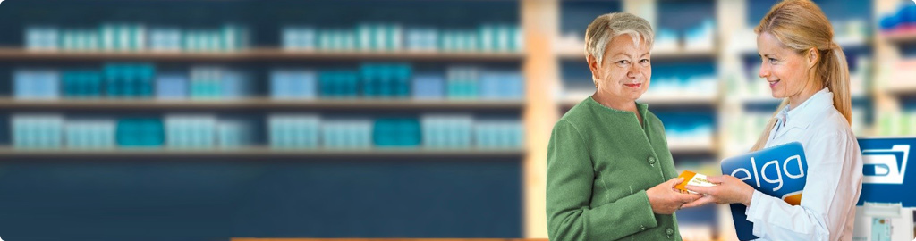 © shutterstock / ELGA Gmbh Ältere Frau in Apotheke
